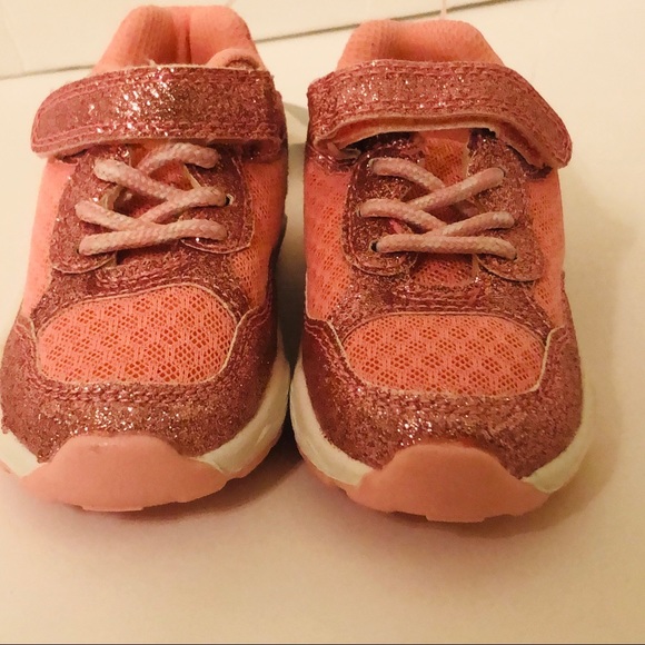 NWT Carter's Unisex-Child Flash Sneaker Color-Rose Gold (Pink)Size 7 - Picture 6 of 11